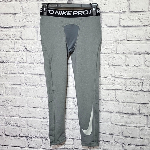 Nike Boys Dri-Fit Athletic Training Leggings Pants SZ‎ L NWT Sports - Picture 1 of 9